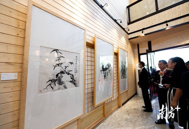45幅作品展出, 京广艺术家交流画展走进高校书院